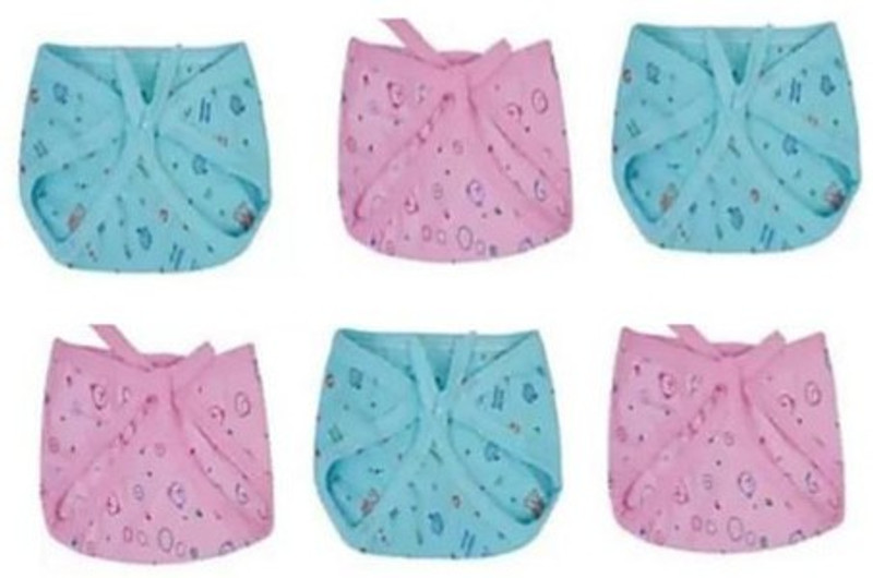 MEEOWMEE Double layer printed baby triangle shape langot/ nappies/ for new born baby