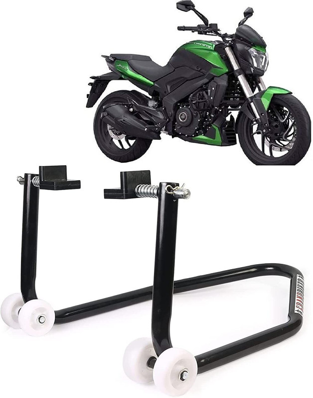 Grandbiker Rear Wheel Paddock Stand Extra Strong Swing Arm Rest for Bajaj (Black) R002 Bike Storage Stand(Floor Mount)