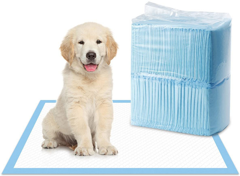 VLASCA Potty Pads,Pee Pad,for Cat, Dog, Puppy, Quick Drying Size: L-60 X H- 90 cm Disposable Dog Diapers(Pack of 1 L)