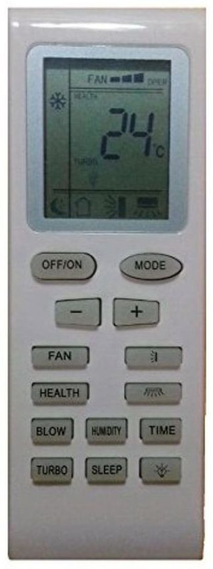 BLIKSEM BE36 VOLTAS GODREJ ONIDA VIDEOCON ELECTROLUX LLOYD FOR Split AC /Window AC Remote Controller(White)