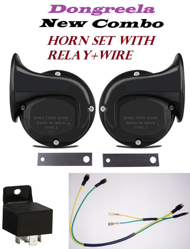 dongreela Horn For KTM, Yamaha, Bajaj, Mahindra, Maruti Suzuki, Hyundai, Universal For Bike, Universal For Car Pajero, Fortuner, WagonR, Splendor, Passion Pro, Universal For Bike, Universal For Car
