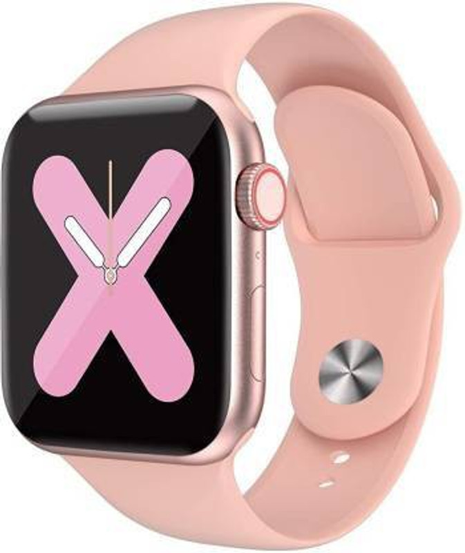 NKL Smartwatch i8 Pro Max Watch Series 7 Bluetooth(Pink Strap, Size : FREE)