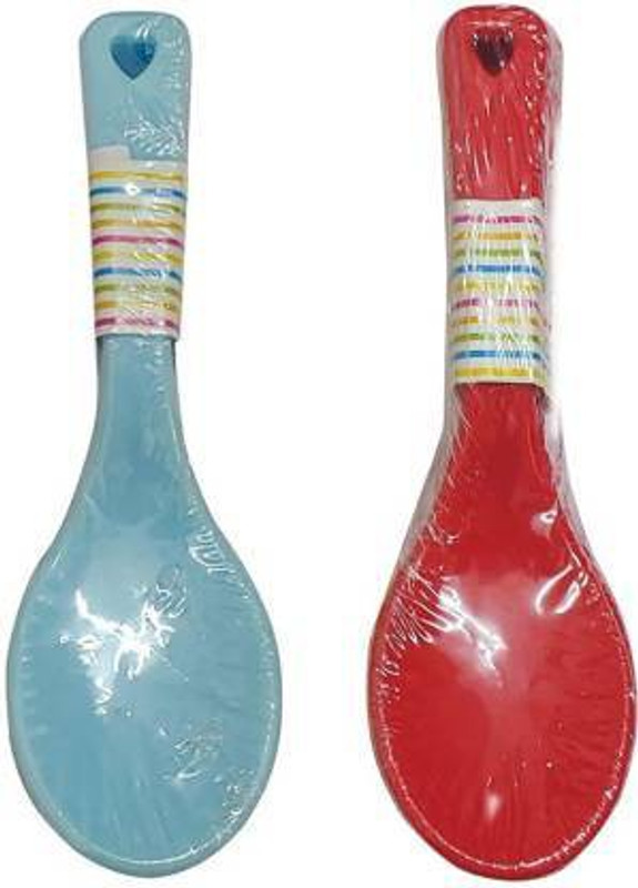 WiiBross Baby Spoon Plastic Coffee Spoon Set (Pack of 12)  - PLASTIC(BLUE RED)