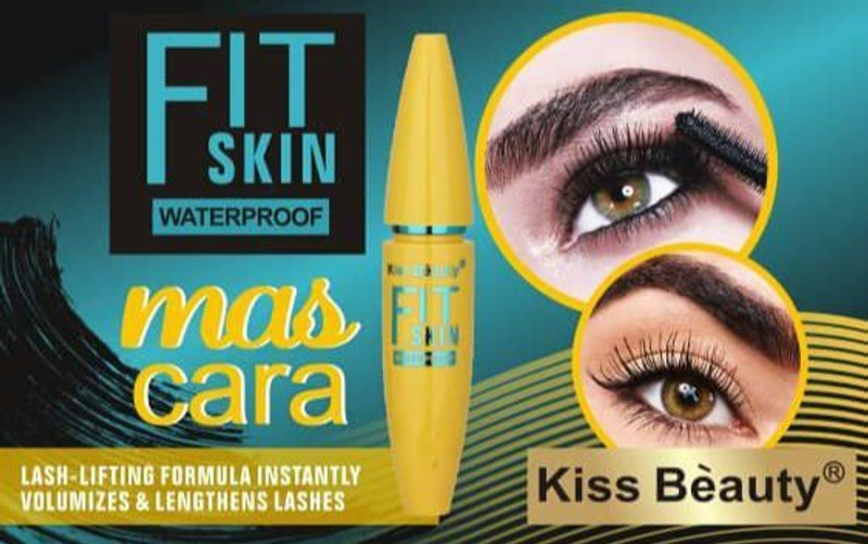 Kiss Beauty FIT SKIN WATERPROOF MASCARA 12 g(BLACK)