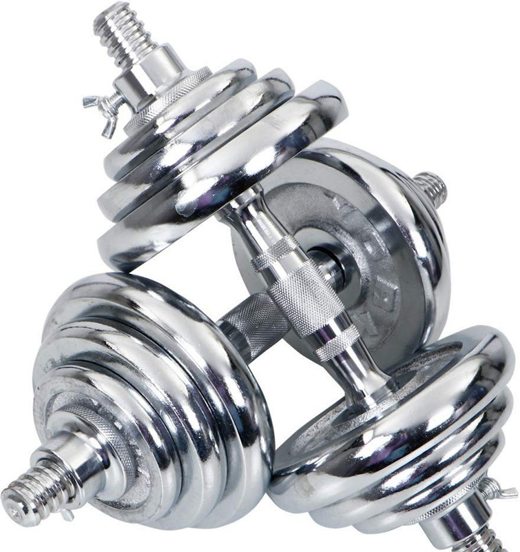 gamers hub Home Gym Set, Steel Dumbbell Set, Steel Dumbbell Plates (1KG X 4PCS) Adjustable Dumbbell(4 kg)