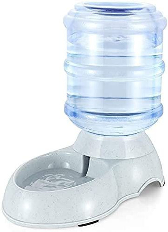 parspar Pet Water Dispenser round Plastic Pet Bowl & Bottle (380 ml Multicolor) Plastic Pet Bowl & Bottle(380 ml White)