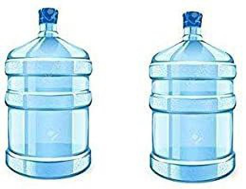 BLVD 20 Litre Water Bottle/Water Jar/Container/Can Bottled Water Dispenser 20 L Drum(Blue, Pack of 2)