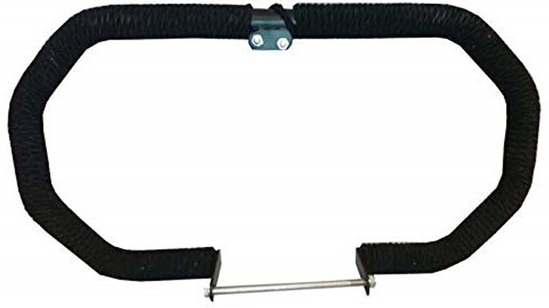 Bullkartzone Heavy Duty 8 Bend Tied Black Rope Leg Crash Guard For RE Classic 350 Reborn(Royal Enfield)