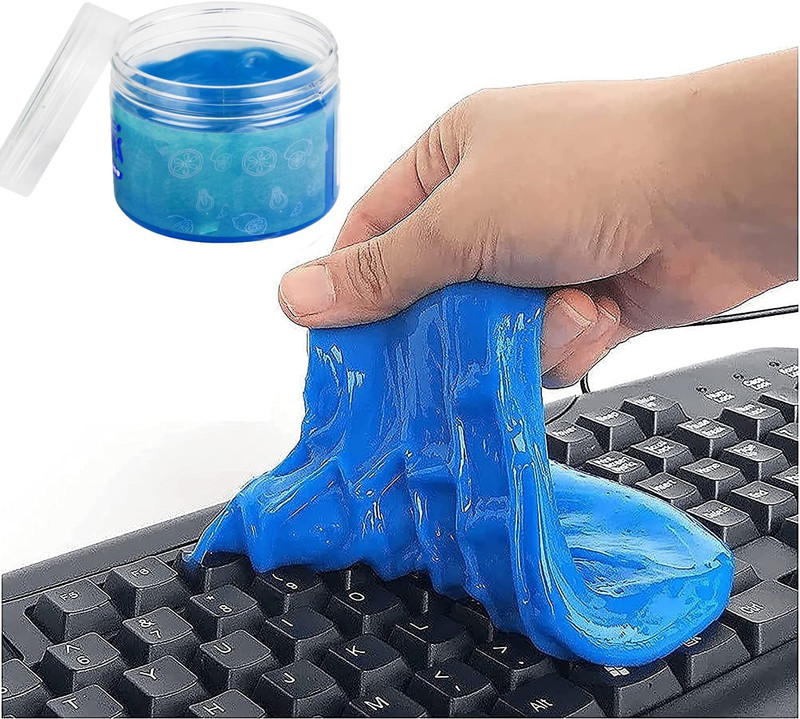 DODGE 'N WOLVES Multipurpose Dust Cleaning Gel Jelly camera Putty Cleaner Keyboard Electronic for Computers, Gaming, Laptops, Mobiles(Super Clean Magic Gel Cleaner Car Interior Dust Keyboard Laptop Window Grill)