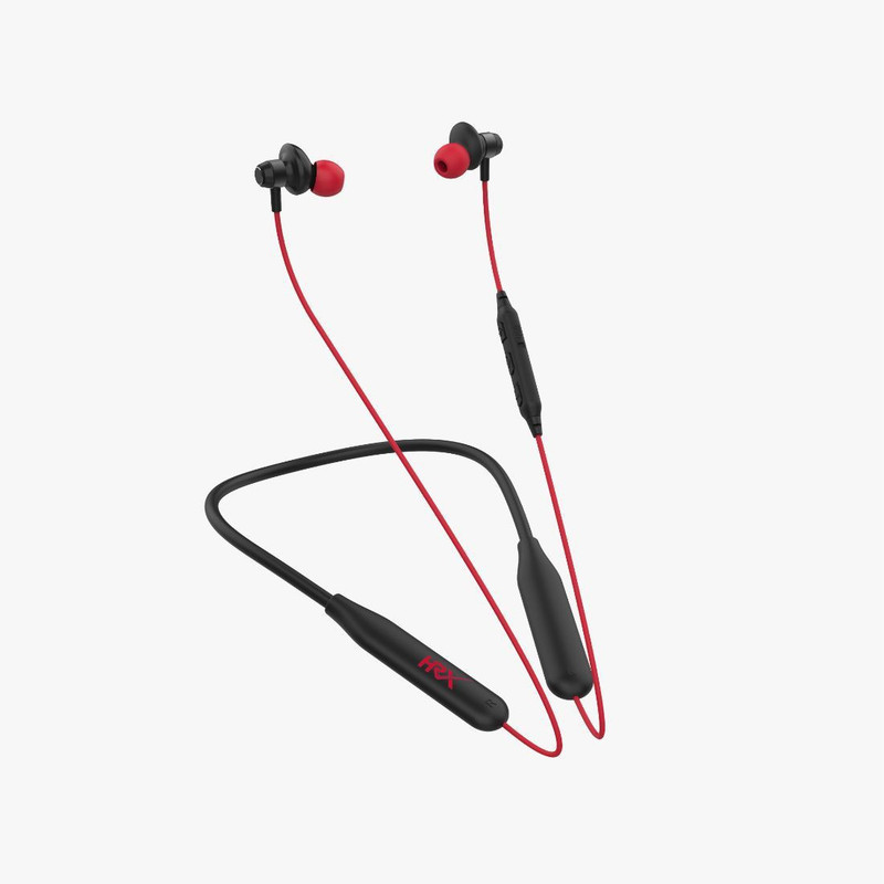 HRX X-Wave 350R with 40 Hours Battery Fast Charging Bluetooth(Red, In the Ear)
