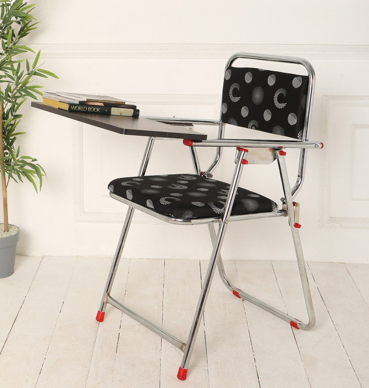 Essential world Engineered Wood Study Table(Free Standing, Finish Color - Black, Pre-assembled)