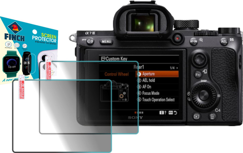 FINCH Screen Guard for SONY Alpha ILCE- 7M3K Full Frame 24.2 MP Mirrorless Digital SLR Camera(Pack of 2)