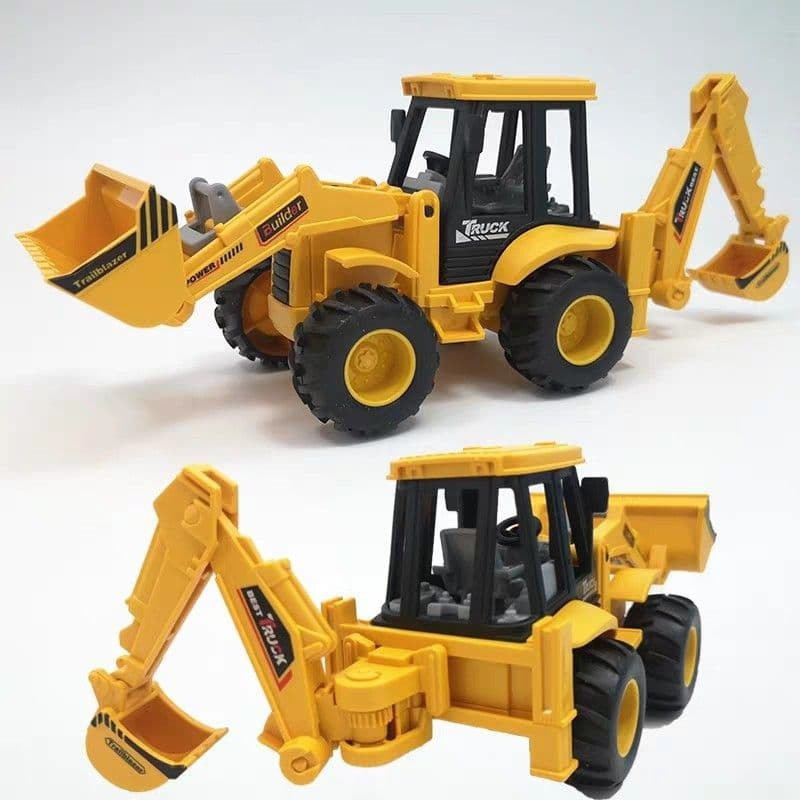 JVTS Construction Trucks Rotate by 180 Degree JCB Toy Loader JCB Toy(Yellow)