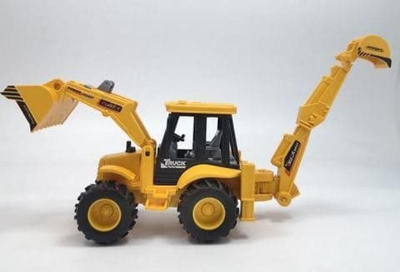 JVTS Crane Toys for Boys Big Size-Highly Detailed Excavator Toy(Yellow)