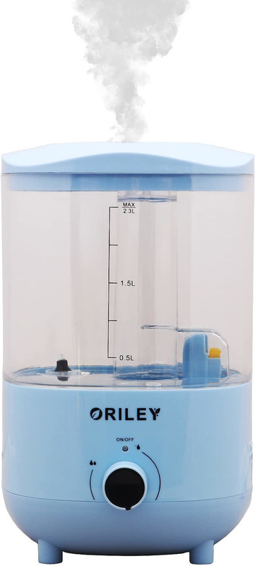 Oriley Room 2111A Ultrasonic Cool Mist Humidifier Manual for Home Office Bedroom (2.3L, 18W) Humidifier