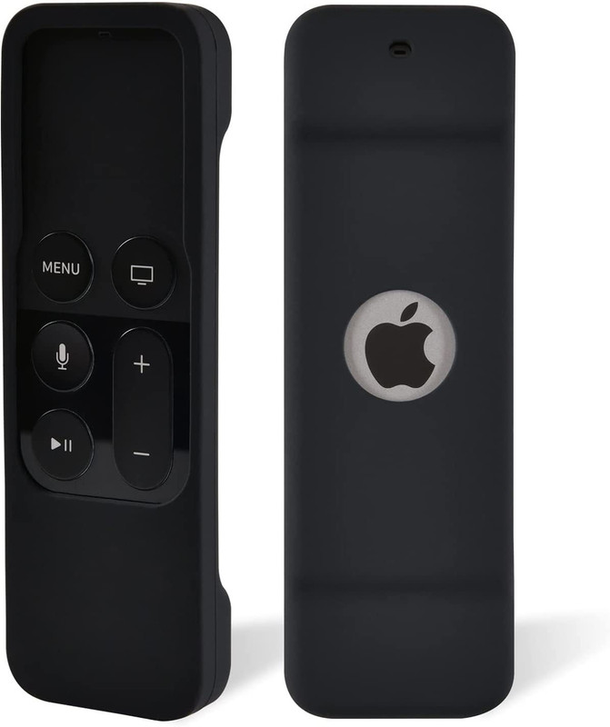 SYGA Front & Back Case for Apple Tv 4K 4th 5th generation(Black, Silicon, Pack of: 1)