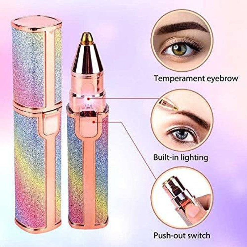 PKK TRADERS Portable eyebrow trimmer for women With Usb-1 Hair Curler(Multicolor)