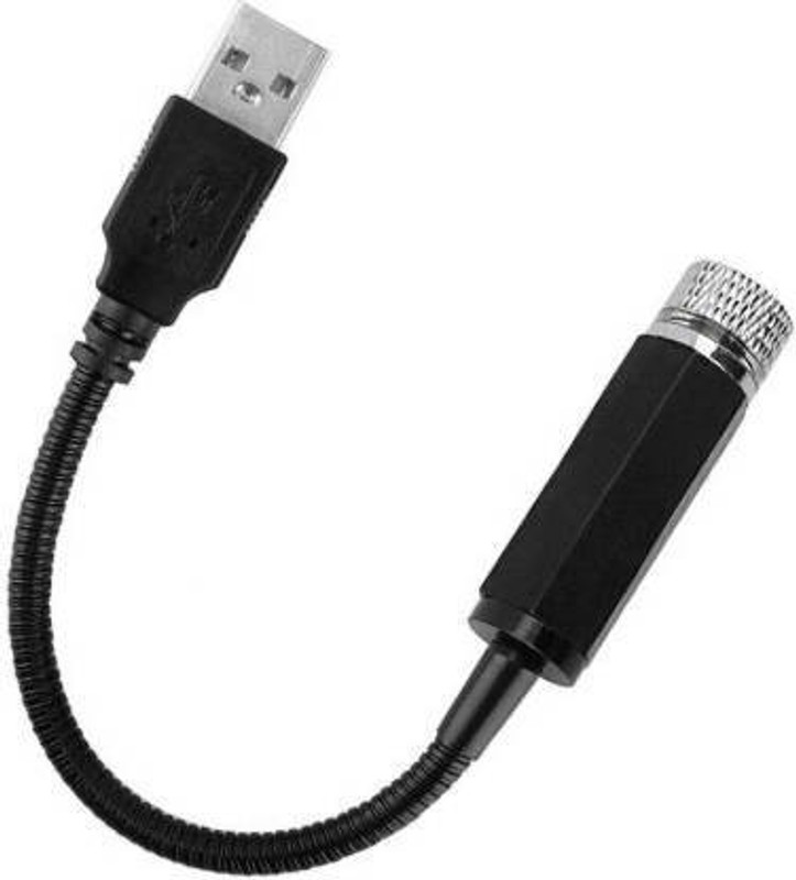 Covetcart USB Projection Light Suitable for Home Décor Bedroom and Cars Led Light (Black)(40 nm, red)