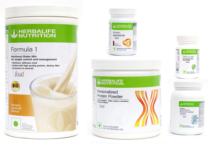 Herbalife Nutrition Banana-500 + protein powder-200+ELACHI-50 + multivitamin -90+cell u loss -90 Nutrition Drink(5x0.17 g, BANANA -500 g, PROTEIN POWDER -200 g, ELACHI-50 g, MULTIVITAMIN-50 g, CELL U LOSS -50 g Flavored)