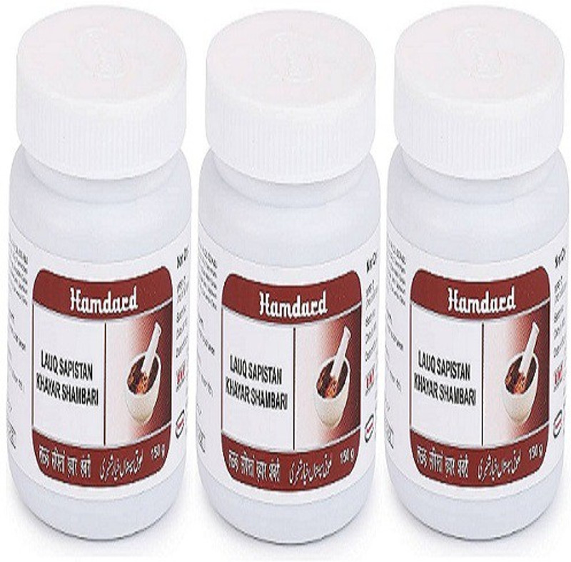 Hamdard Lauq Sapistan Khayar Shambari 125gm (PACK OF 3)(Pack of 3, 125 g, 125 g, 125 g)