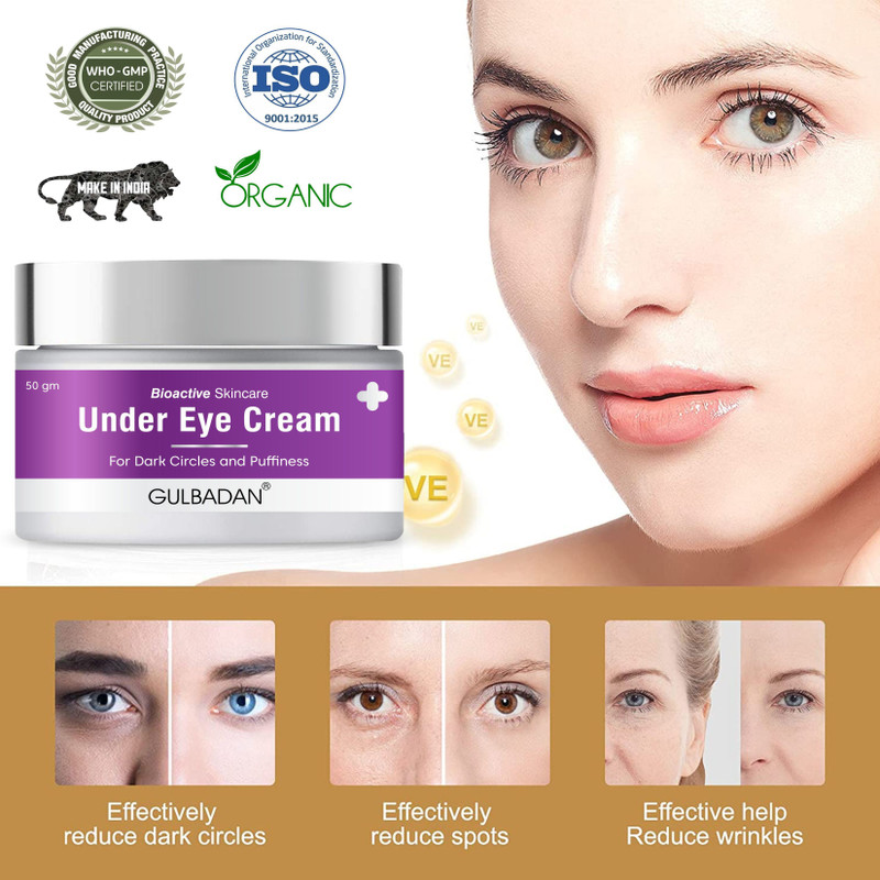 Vedlekha Under Eye Cream For Reduce Dark Circles, Puffiness and Fine Lines-(50 g)