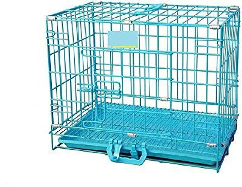 FONDLE Sky Blue Pet Crate(Suitable For Dog, Cat)