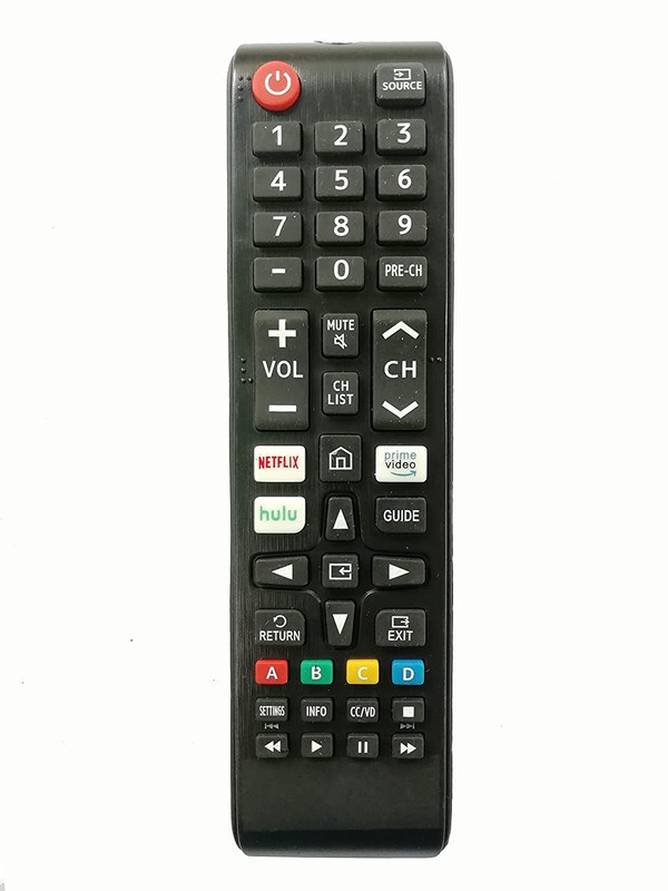 BhalTech LCD LED Smart TV Universal Work with Almost All with hulu Function Compatible Samsung Remote Controller(Black)