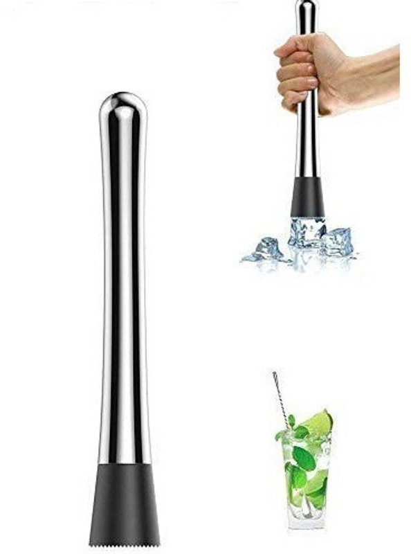 Dynore Stainless Steel Cocktail Muddler Steel Masher(Pack of 1)