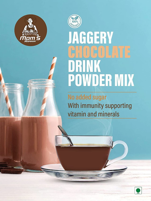MOM'S HARVEST Jaggery Chocolate Drink Powder Mix (400 grams)(400 g)