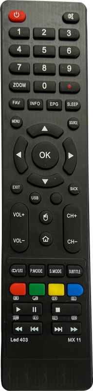 SHIELDGUARD Remote Control SP-312 Compatible for Speedcon LED TV Remote Controller(Black)