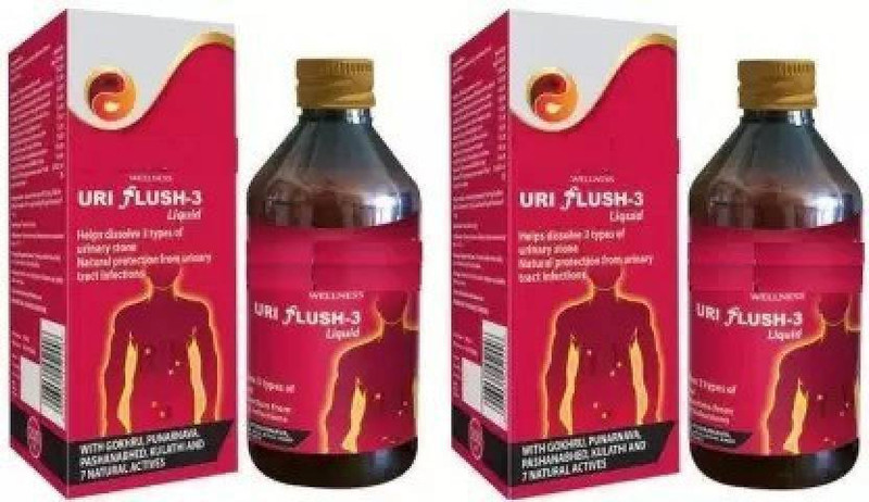 Elements WELLNESS Uri Flush-3 pack of 2(Pack of 2, 400 ml)