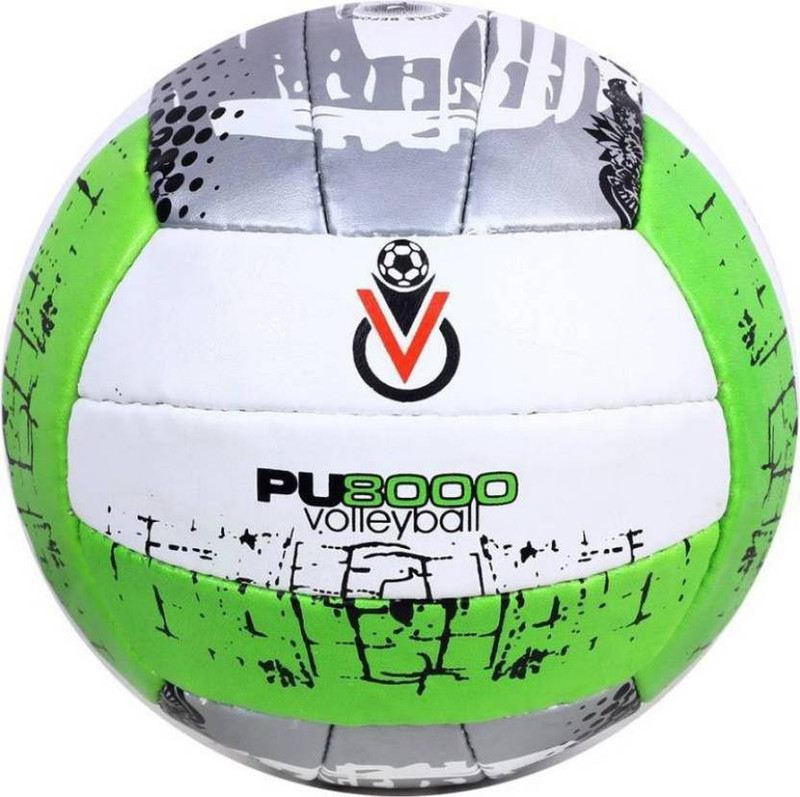 RAHICO CLUB GREEN PU8000 Volleyball - Size: 4(Standard, Pack of 1, Multicolor)