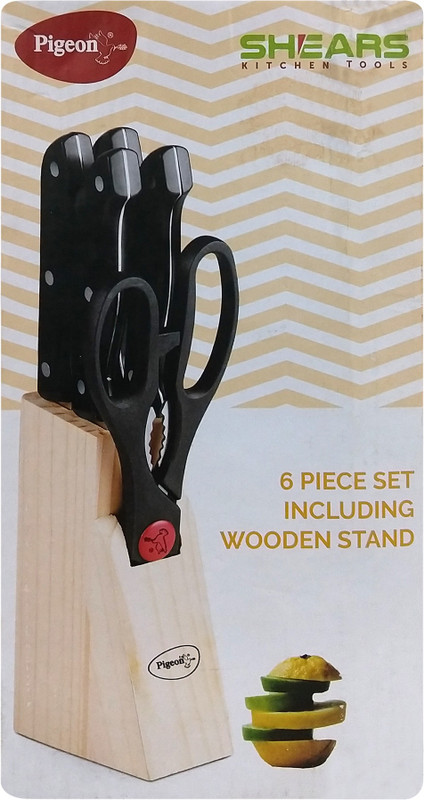 Pigeon Shears 6 piece Kitchen Tool Set Stainless Steel Knife Set(Pack of 6)