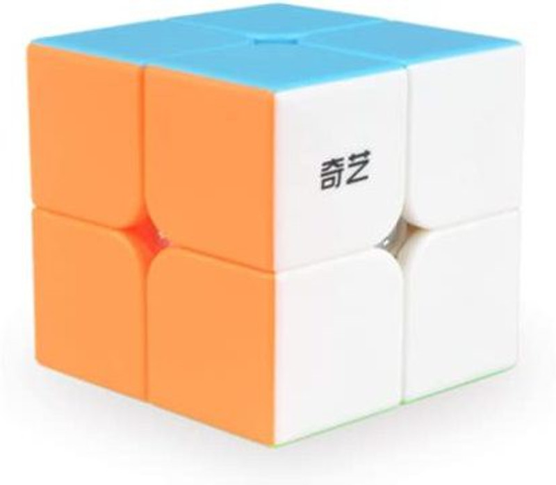 hinik High Speed 2x2x2 Cube Super Smooth Stickerless Magic Cube(Multicolor)