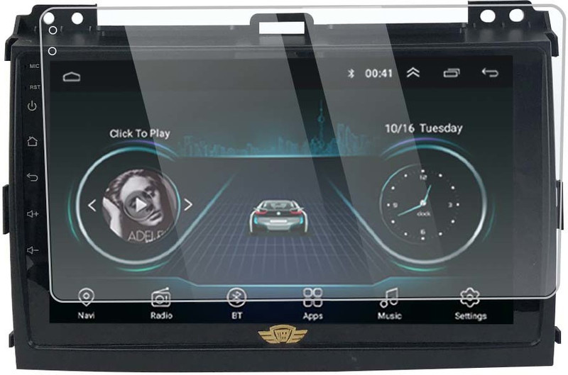 ITIANS Screen Guard for 9 inch Screen guard/Touch Screen Guard/Screen Protector Display Monitor Glass for Toyota Land Cruiser Parado Double DIN Car Android Music System[For After Market Car Stereo](Pack of 1)