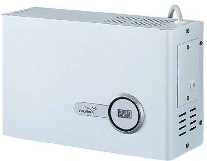 V-Guard VWR 500 PLUS 15 A (130VAC-300VAC) FOR ONE AIR CONDITIONER FOR UPTO 2TONS AC VOLTAGE STABLIZER(White)