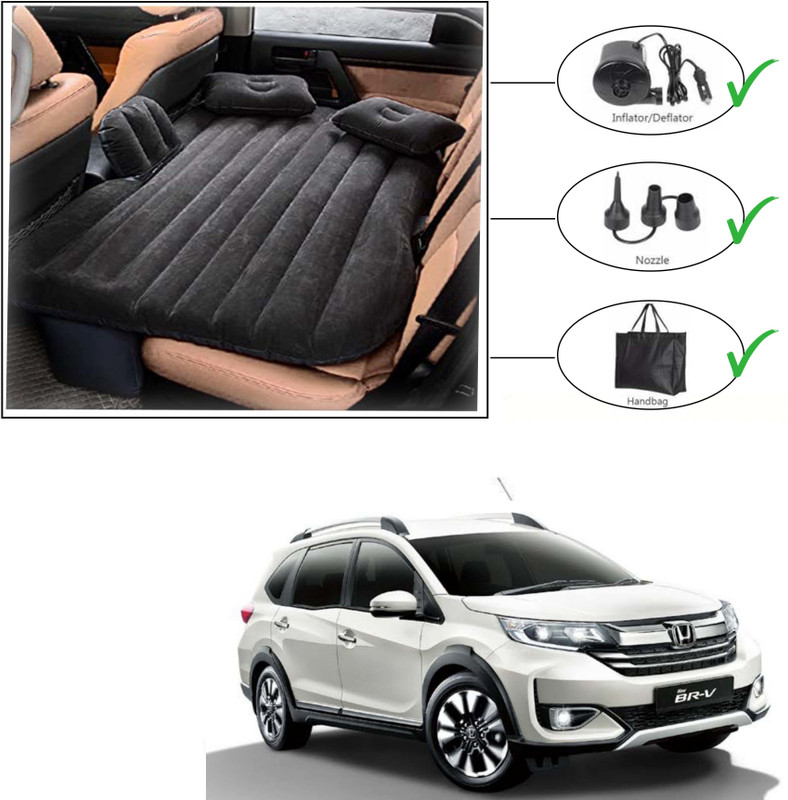 Gadiparts ™ Car Inflatable Bed with Two Air Pillows with Pump Kit for Br-V -P106 Car Inflatable Bed