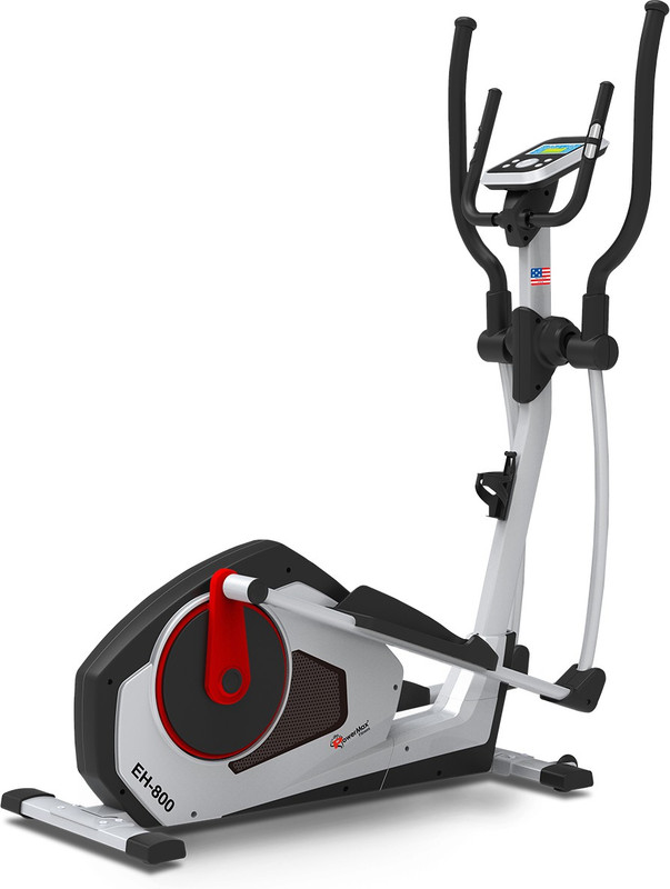 Powermax Fitness EH-800 Elliptical Cross Trainer with Magnetic Resistance for home use Cross Trainer(Grey)