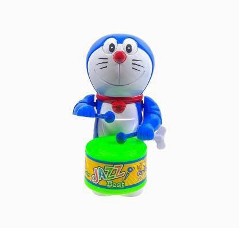 PRIMEFAIR Doreman drummer Toy & Dancing Action With Drumming for Kids- Bay Rattle Toys(Multicolor)
