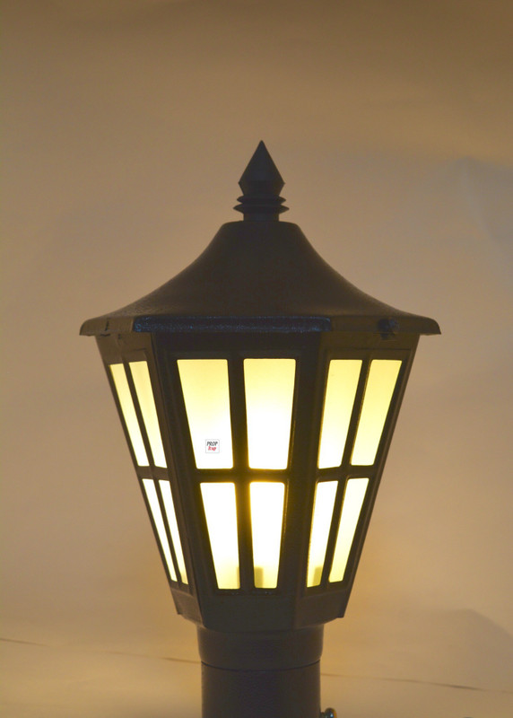 Prop It Up Gate Light Rust-Resistant Weather-Proof Outdoor Gate/Pillar/Garden Light Gate Light Outdoor Lamp(Black)