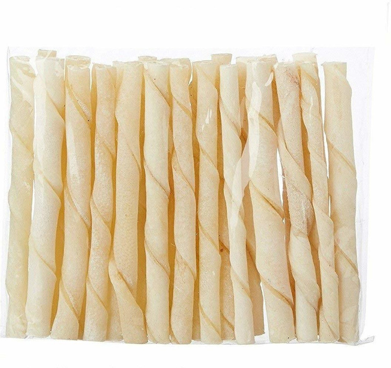 Puppy buddy White Twisted Chew Sticks for Dog 0.2 kg Dry Adult, Young, Senior Dog & Cat Food