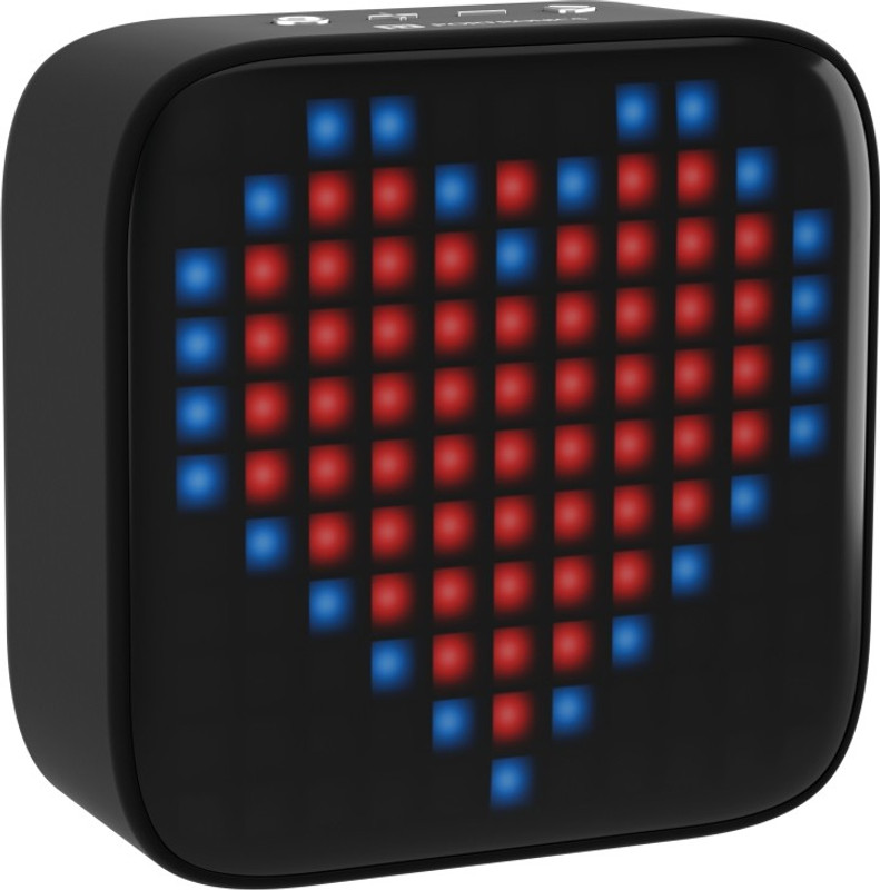 Portronics Pixel with 32 LED Display Animations 8 W Bluetooth Speaker(Black, Mono Channel)
