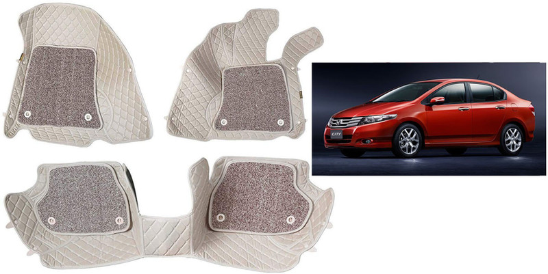 AYW Leatherite 7D Mat For  Honda City(Beige)