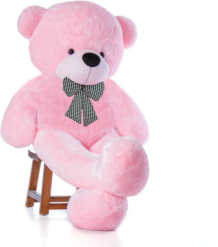 msy 3 feet pink valentine day teddy very soft toy for girl gift 92 cm - 92 cm(Pink)