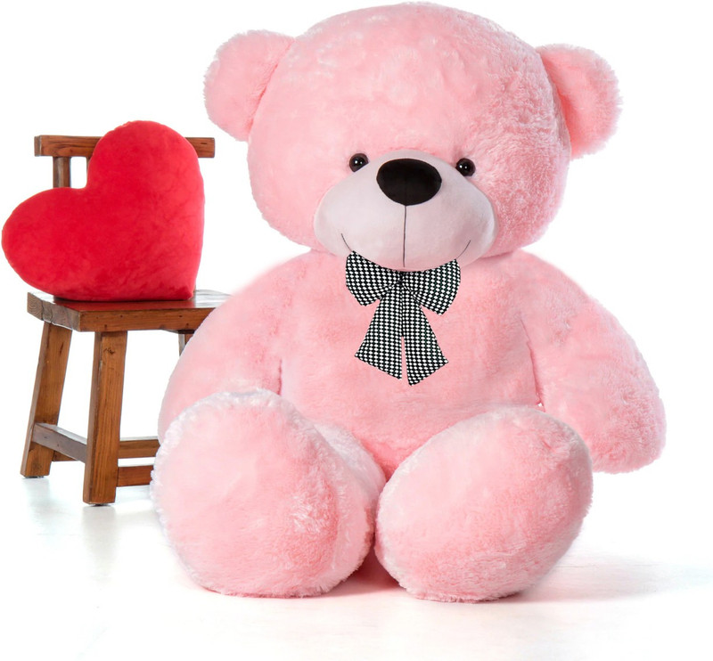 msy 4feet pink beautifull&best quality tedy bear sp .happy birthday gift 122 cm - 122 cm(Pink)