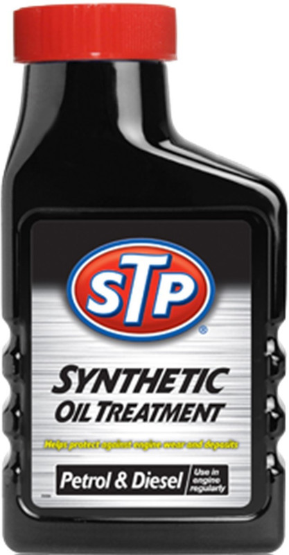 STP SYNTHETIC OIL TREATMENT : Helps protect against engine wear and deposits : Full-Synthetic Engine Oil(350 ml, Pack of 1)