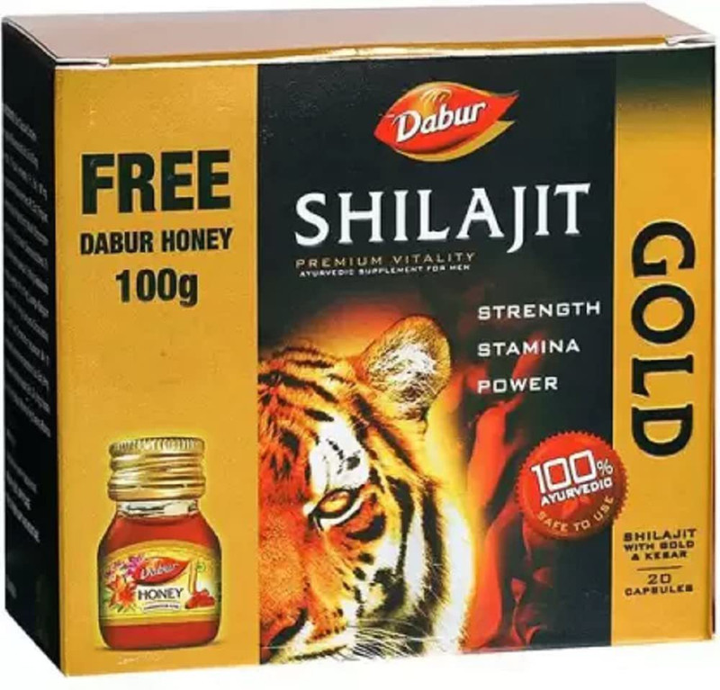 Dabur SHILAJIT(Pack of 2, 20 Capsules)