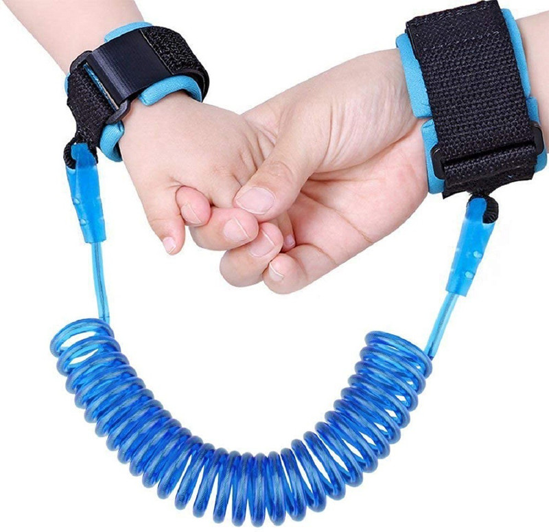 Deriz Anti Lost Rope Walking Link Harness for Kids Child/Kids Safety Belt With Parents(Black, Blue)