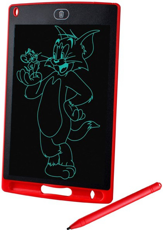 SOJUBA LCD Writing Pad Board Slate Drawing Tablet Digital Notepad RuffPad Re-Writing Paperless LCD Drawing Smart Slate Electric Writing Pad Tablet Stylus Pen 8.5 x 7 inch Graphics Tablet Connectivity - Wireless(Black)