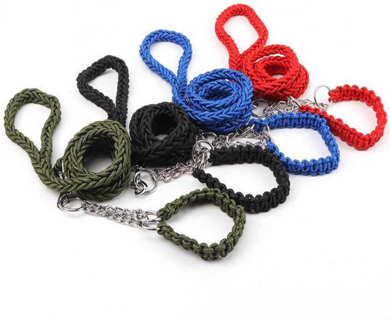 DogTrust Nylon Dog Leash Harness Set for Pet Dog Training Lead Perfect for Dog( Large) Dog Leash(Medium, Multicolor)